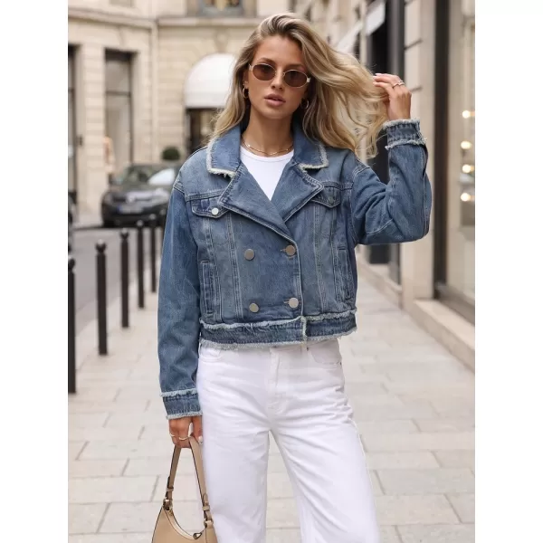  Dámská bunda DSTREET TY5682 MODRÁ 