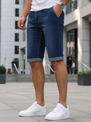 Pánské kraťasy DSTREET SX2613 NÁMOŘNÍ MODRÁ