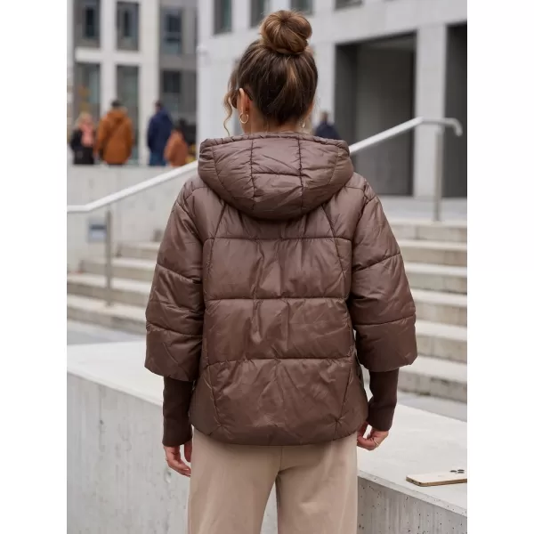  Dámská bunda DSTREET TY5766 HNĚDÁ 