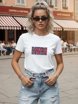 Dámské triko DSTREET NX8014RY-WH BÍLÁ