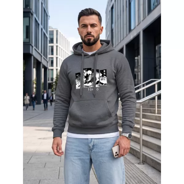  Pánská mikina DSTREET NX5146BX-05-09 TMAVĚ ŠEDÁ 