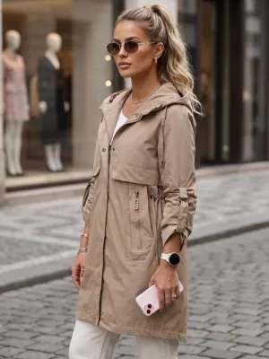 Dámská bunda DSTREET TY5808 BÉŽOVÁ