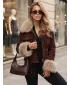Dámská bunda DSTREET TY5706 BORDOVÁ