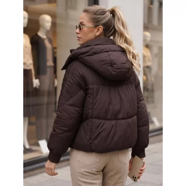  Dámská bunda DSTREET TY6039 HNĚDÁ 