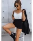 Dámské kraťasy DSTREET SY0227 ČERNÁ