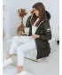 Dámský kabát DSTREET TY2723 KHAKI