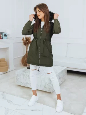 Dámský kabát DSTREET TY2723 KHAKI