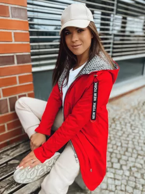 Dámská jarní bunda DSTREET TY3343 ČERVENÁ