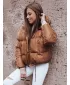 Dámská jarní bunda DSTREET TY2464 HNĚDÁ