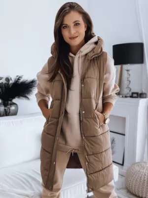 Dámská vesta DSTREET TY3131 KHAKI