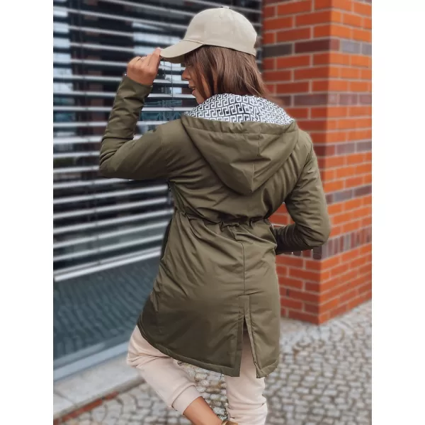  Dámská jarní bunda DSTREET TY2959 ZELENÁ 