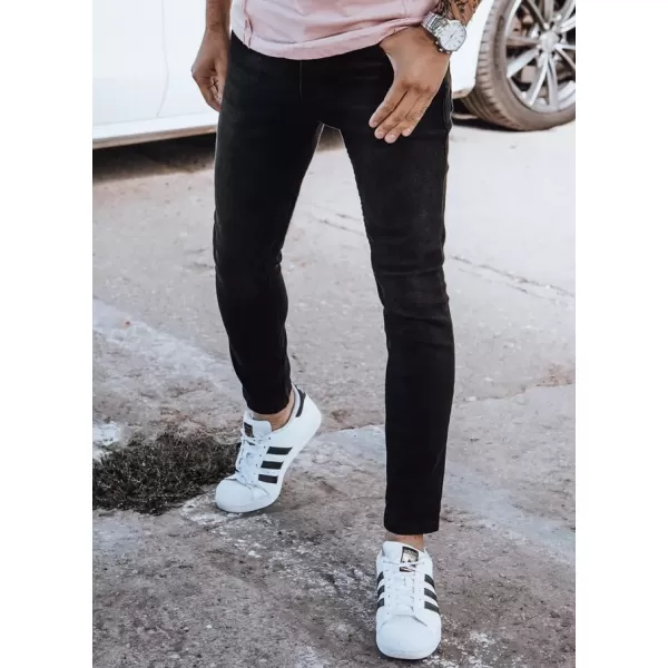  Pánské kalhoty DSTREET UX3836 ČERNÁ 