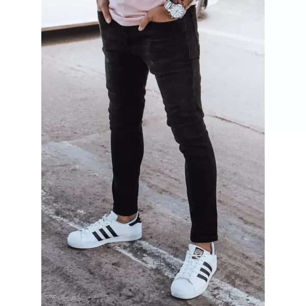  Pánské kalhoty DSTREET UX3836 ČERNÁ 