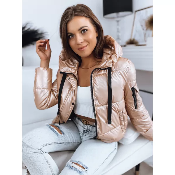  Dámská jarní bunda DSTREET TY3314 RŮŽOVÁ 