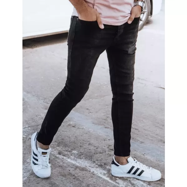  Pánské kalhoty DSTREET UX3836 ČERNÁ 