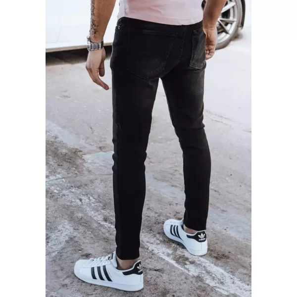  Pánské kalhoty DSTREET UX3836 ČERNÁ 