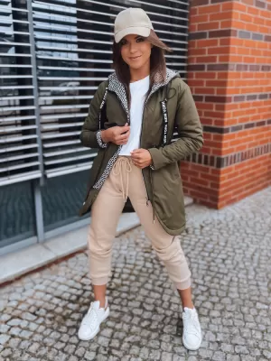 Dámská jarní bunda DSTREET TY2959 ZELENÁ