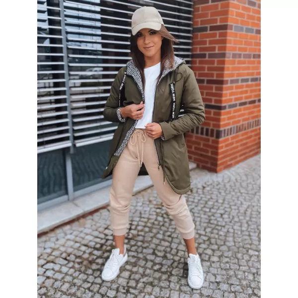  Dámská jarní bunda DSTREET TY2959 ZELENÁ 