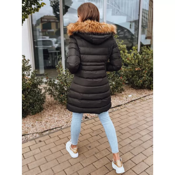  Dámský kabát DSTREET TY3095 ČERNÁ 