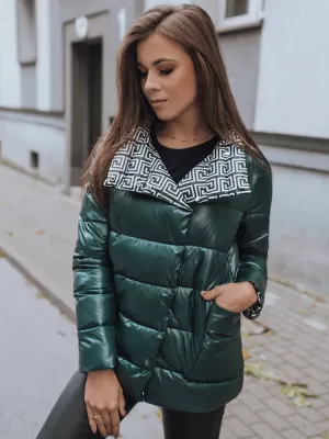 Dámská jarní bunda DSTREET TY2348 ZELENÁ