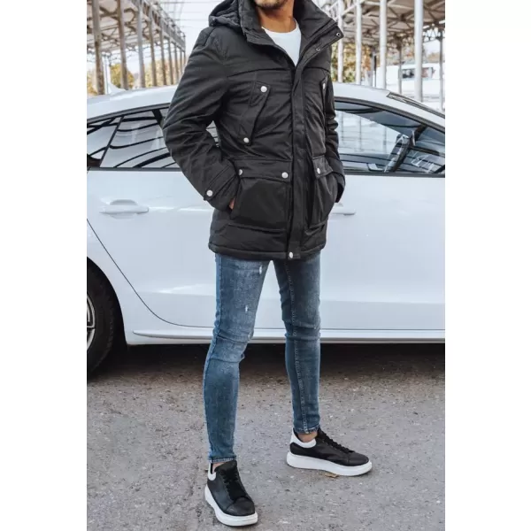  Pánská bunda DSTREET TX4282 TMAVĚ ŠEDÁ 