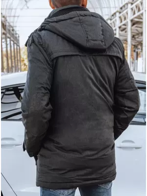 Pánská bunda DSTREET TX4282 TMAVĚ ŠEDÁ