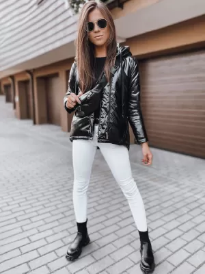 Dámská jarní bunda DSTREET TY2310 ČERNÁ