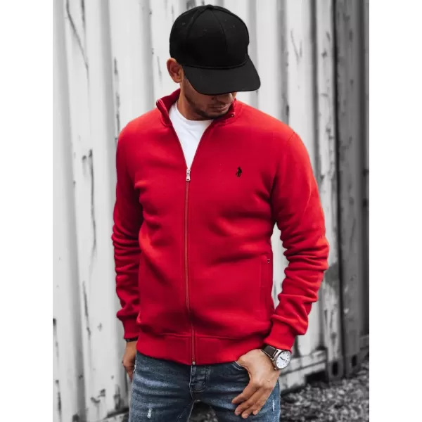  Pánská mikina DSTREET BX5496 VÍNOVÁ 