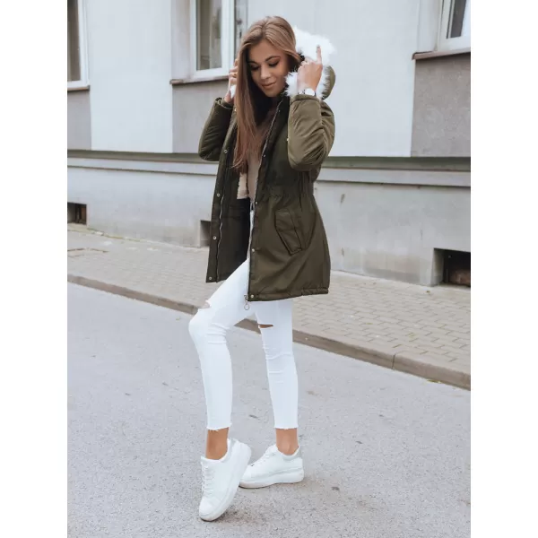  Dámská jarní bunda DSTREET TY2329 ZELENÁ 