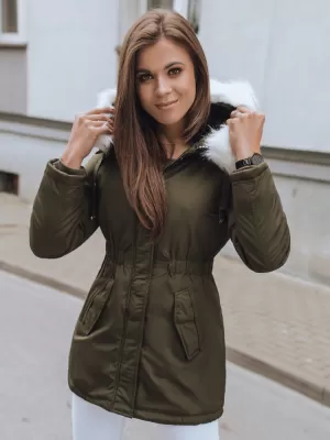 Dámská jarní bunda DSTREET TY2329 ZELENÁ