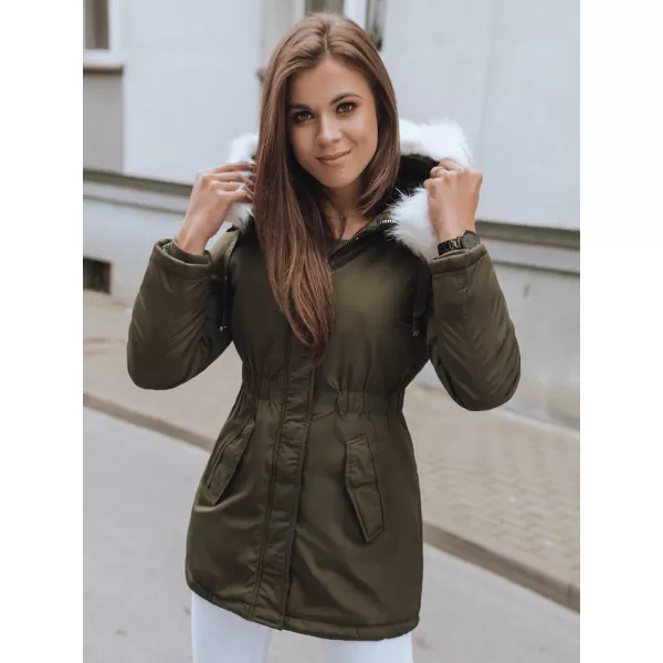  Dámská jarní bunda DSTREET TY2329 ZELENÁ 