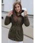 Dámská jarní bunda DSTREET TY2329 ZELENÁ