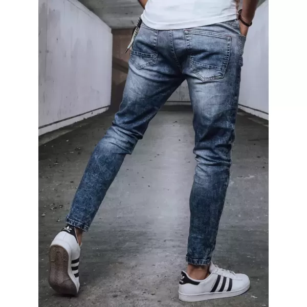  Pánské kalhoty DSTREET UX3721 MODRÁ 