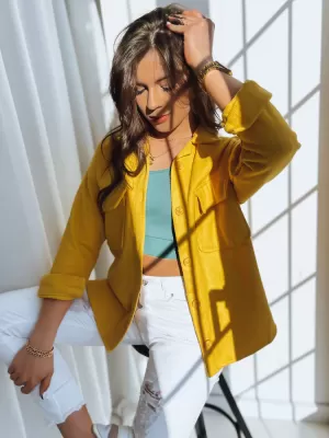Dámská jarní bunda DSTREET SUNSET TY3507 ŽLUTÁ