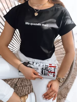 Dámské triko DSTREET RY2109 ČERNÁ