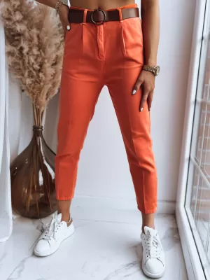 Dámské kalhoty DSTREET ME BELLA UY1408 ORANŽOVÁ