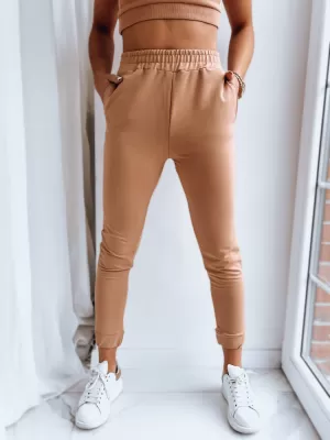 Dámské kalhoty DSTREET MY HONEY UY1416 BÉŽOVÁ