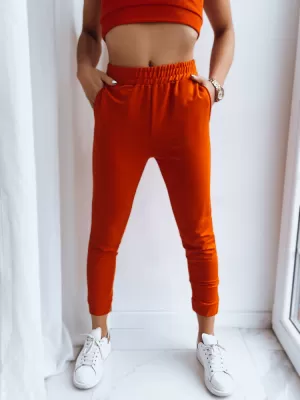 Dámské kalhoty DSTREET MY HONEY UY1417 ORANŽOVÁ