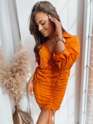 Dámské šaty DSTREET NATI EY2282 ORANŽOVÁ