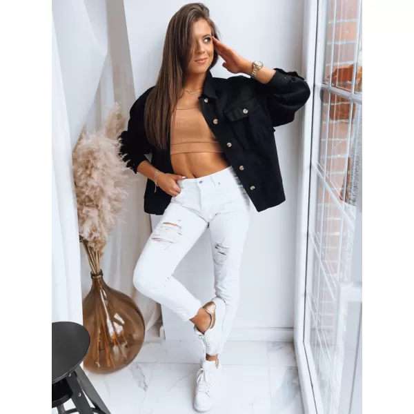  Dámská jarní bunda DSTREET SILLY LILLY TY3606 ČERNÁ 