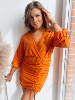 Dámské šaty DSTREET NATI EY2282 ORANŽOVÁ
