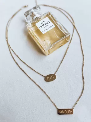 Dámský náhrdelník DSTREET AMOUR IY0085 ZLATÁ