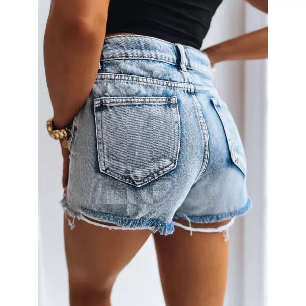  Dámské kraťasy DSTREET PALOMA PARADISE SY0309 SVĚTLE MODRÁ 