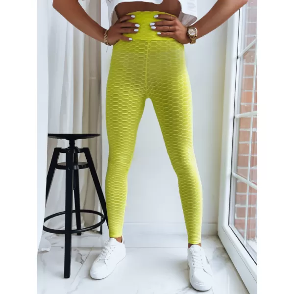  Dámské legíny DSTREET HEALTHKICK UY1474 ŽLUTÁ 