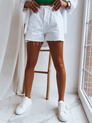 Dámské džínové kraťasy DSTREET CHLOE SY0296 BÍLÁ