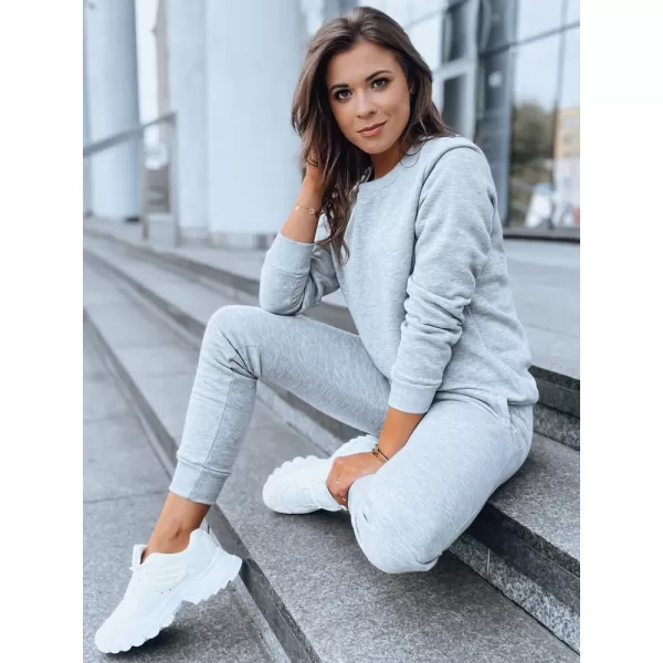  Dámská mikina DSTREET FASHION II BY0152 SVĚTLE ŠEDÁ 