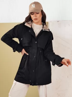 Dámská parka DSTREET MOZA TY4285 ČERNÁ