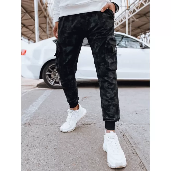  Pánské tepláky DSTREET UX4362 ČERNÁ 