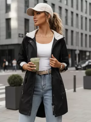 Dámská parka DSTREET MEROY TY4290 ČERNÁ
