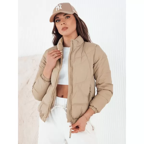  Dámská bunda DSTREET SALECA TY4251 BÉŽOVÁ 